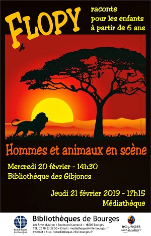 Contes pour les enfants la médiathèque de Bourges
