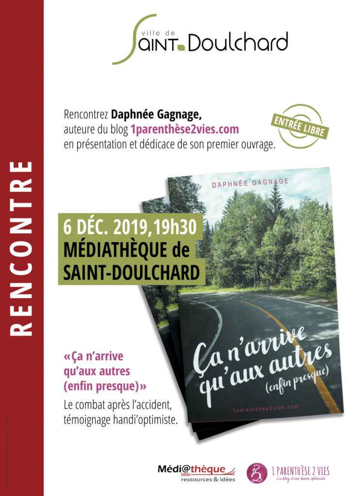 Rencontre avec Daphnée Gagnage la médiathèque de Saint-Doulchard !