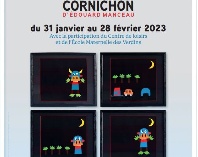 Exposition Gros Cornichon à la médiathèque de SaintDoulchard